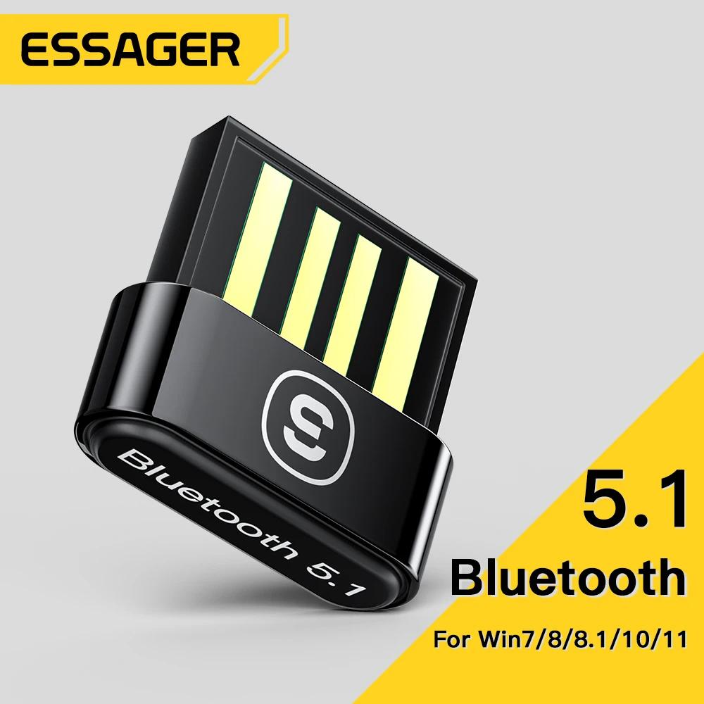 Essager-USB   5.1 BT 5.0   ű ۽ű, Ŀ  콺 ̾  PC Ʈ